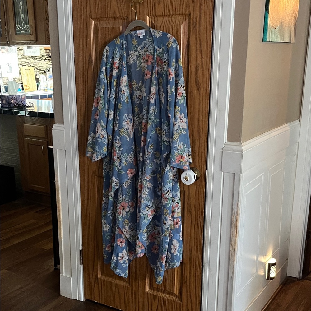 LuLaRoe Multicolor Floral Kimono